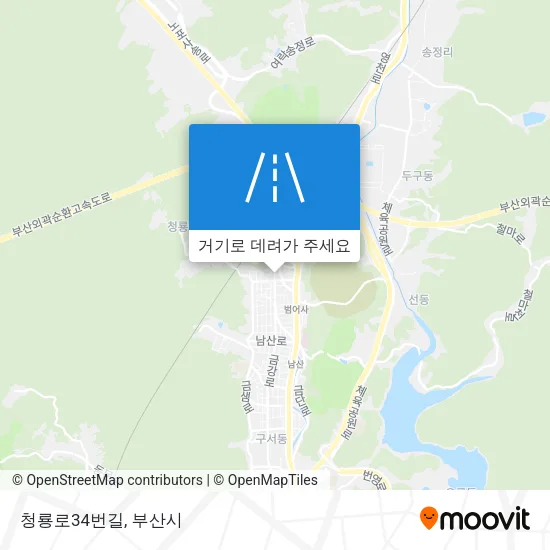 청룡로34번길 지도