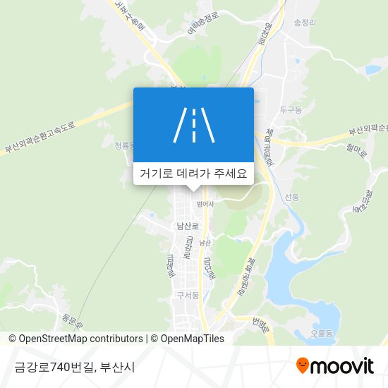 금강로740번길 지도