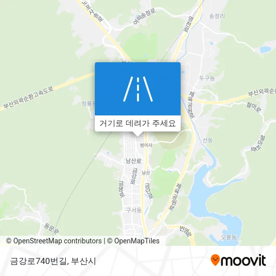 금강로740번길 지도