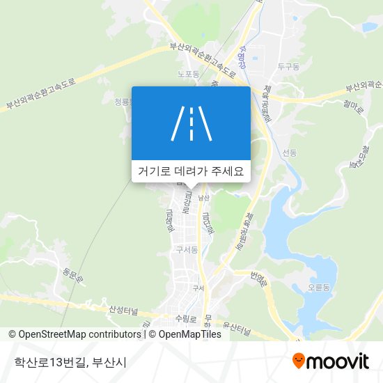 학산로13번길 지도