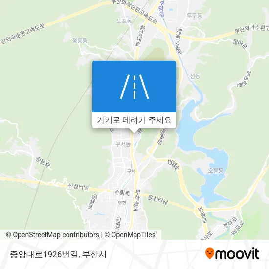 중앙대로1926번길 지도