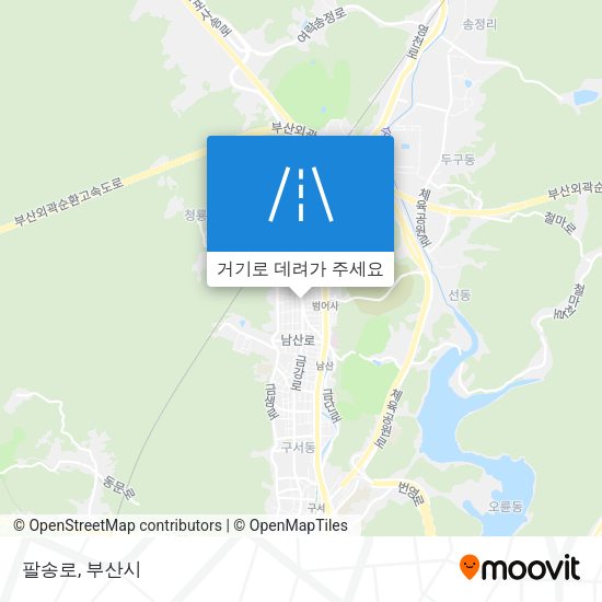 팔송로 지도