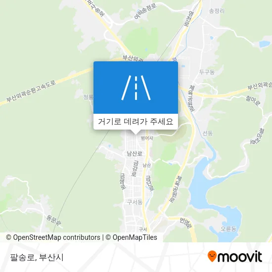 팔송로 지도