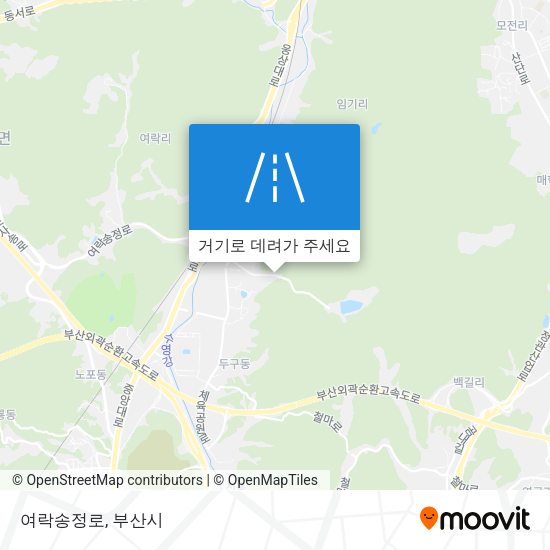 여락송정로 지도