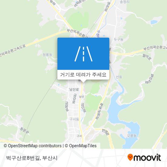 벅구산로8번길 지도