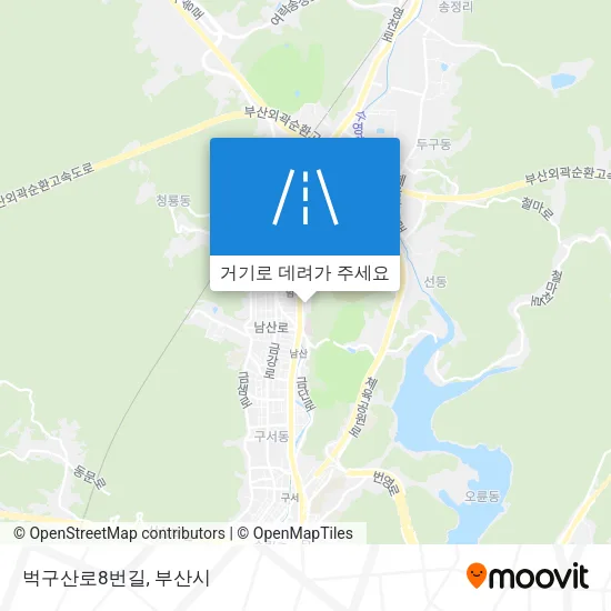 벅구산로8번길 지도