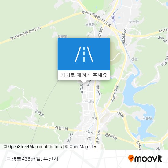 금샘로438번길 지도