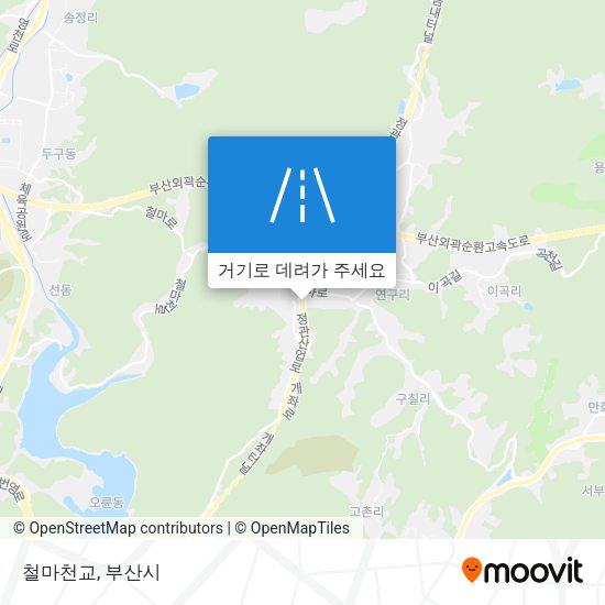 철마천교 지도