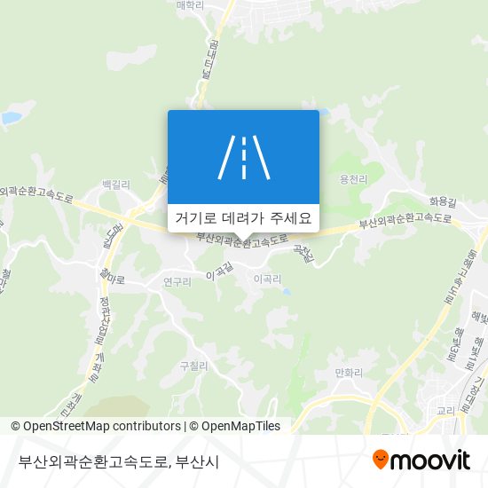 부산외곽순환고속도로 지도