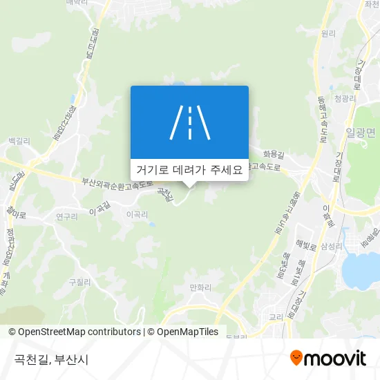 곡천길 지도