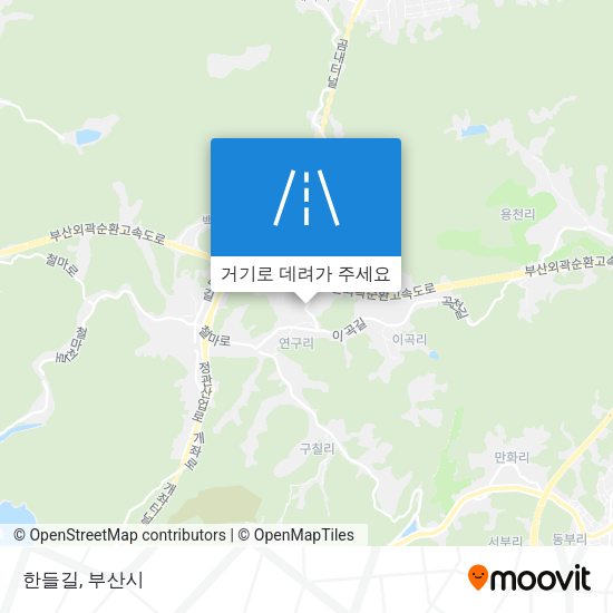 한들길 지도