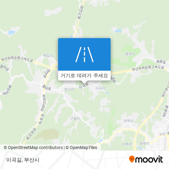 이곡길 지도