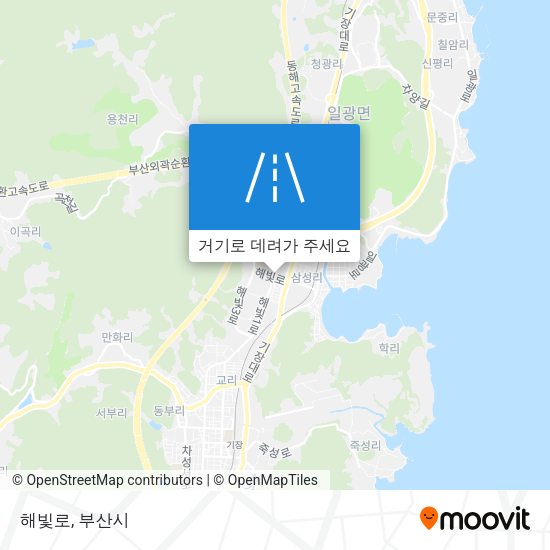 해빛로 지도