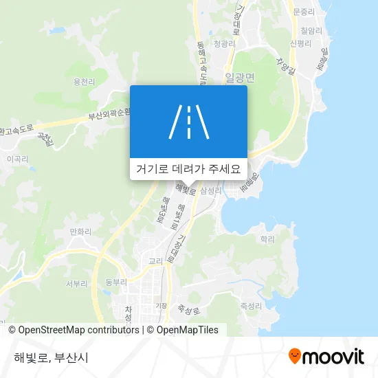 해빛로 지도