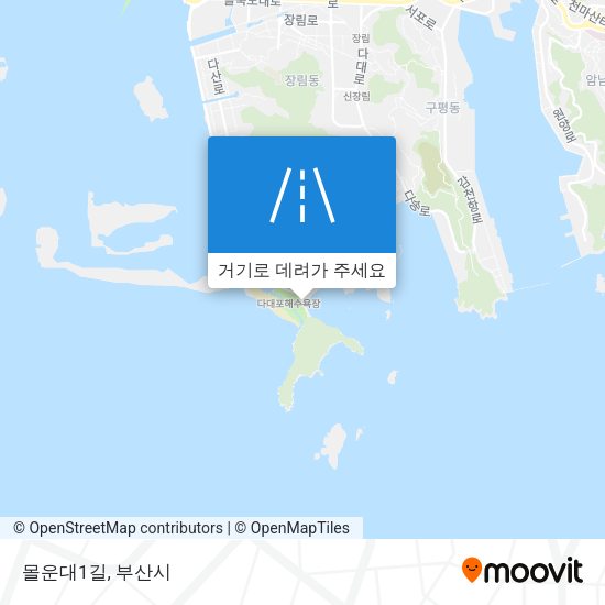몰운대1길 지도