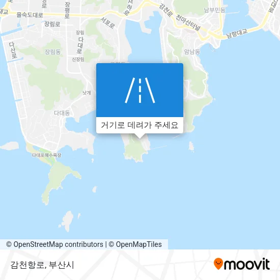 감천항로 지도
