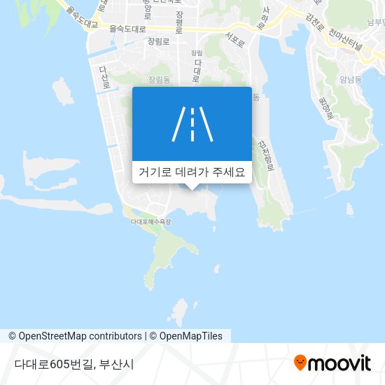 다대로605번길 지도