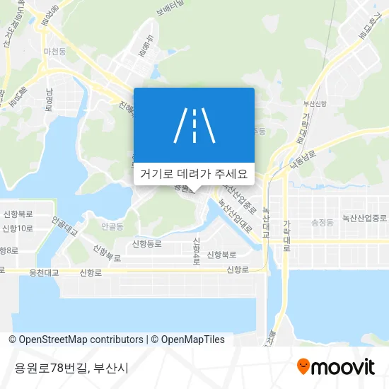용원로78번길 지도