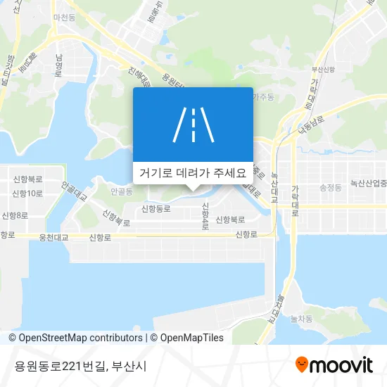 용원동로221번길 지도