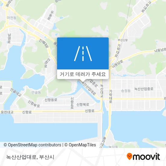 녹산산업대로 지도