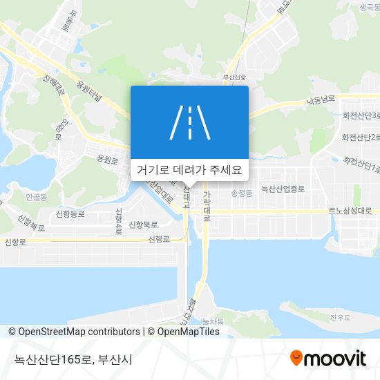 녹산산단165로 지도