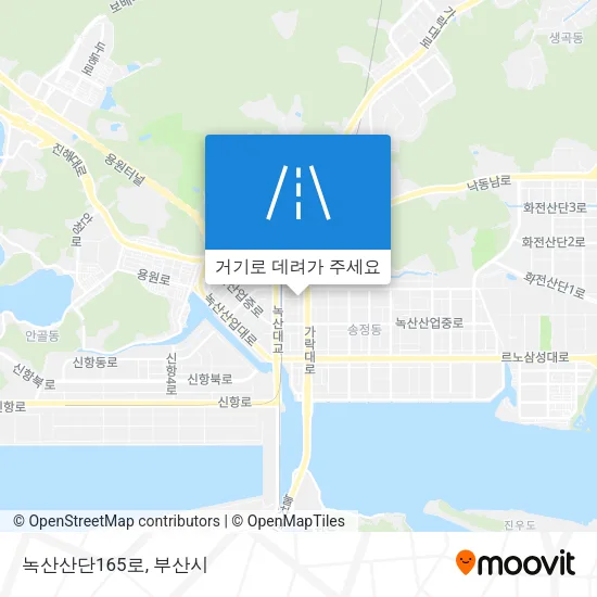 녹산산단165로 지도