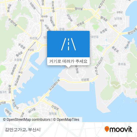 감만고가교 지도