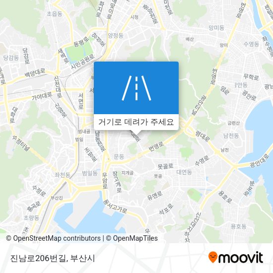 진남로206번길 지도