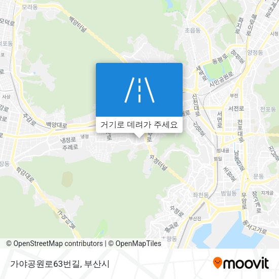 가야공원로63번길 지도