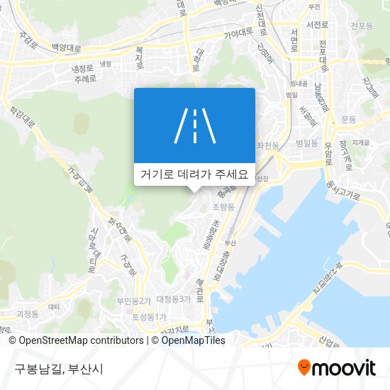 구봉남길 지도