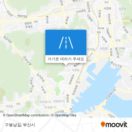 구봉남길 지도