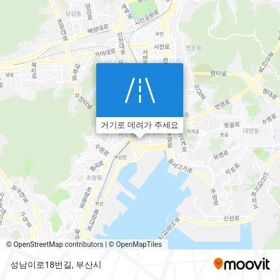 성남이로18번길 지도
