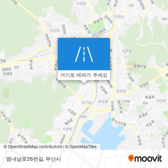 범내남로26번길 지도