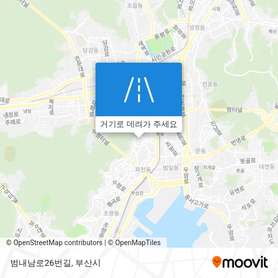 범내남로26번길 지도