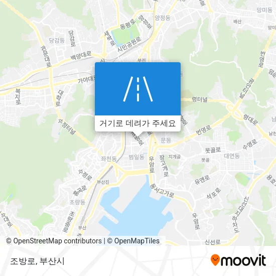조방로 지도
