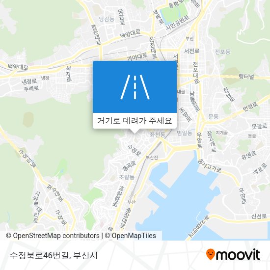 수정북로46번길 지도