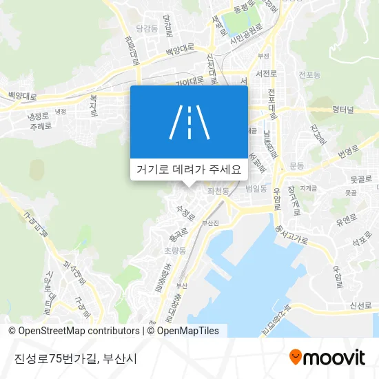 진성로75번가길 지도