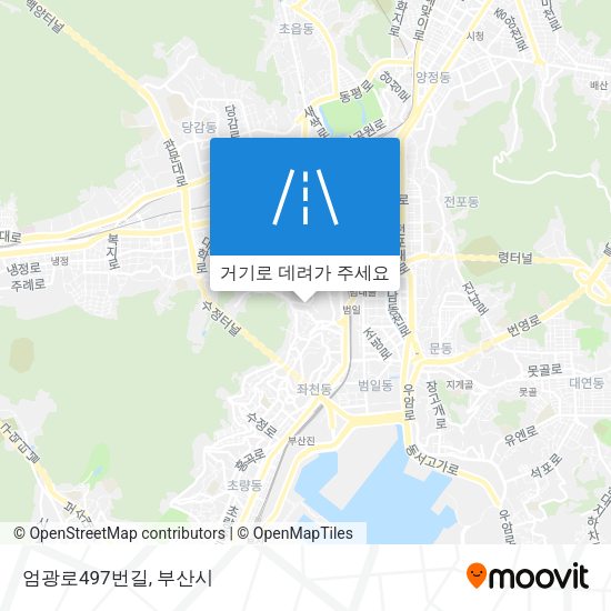 엄광로497번길 지도