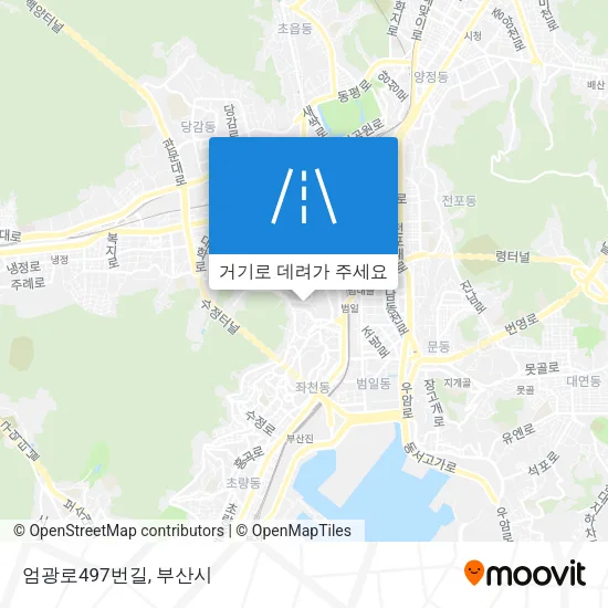 엄광로497번길 지도