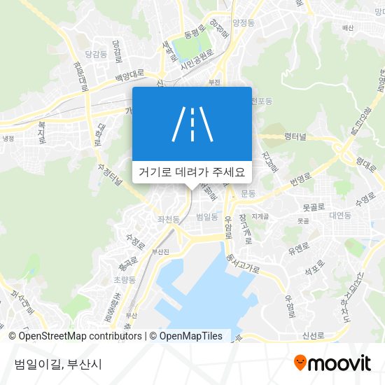 범일이길 지도