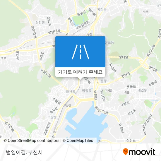 범일이길 지도