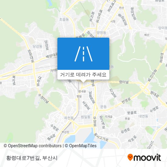황령대로7번길 지도