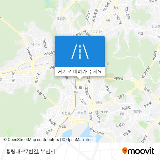 황령대로7번길 지도