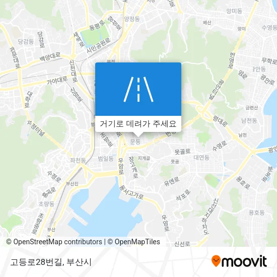 고등로28번길 지도