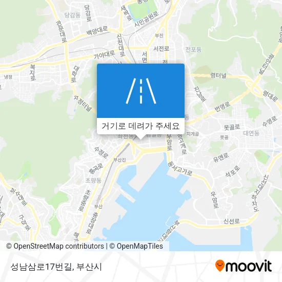 성남삼로17번길 지도