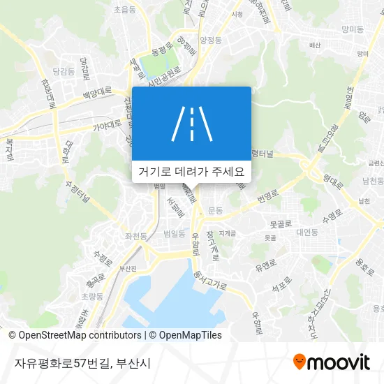 자유평화로57번길 지도
