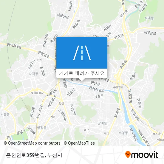 온천천로359번길 지도