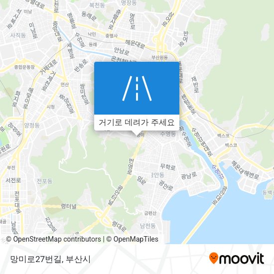 망미로27번길 지도