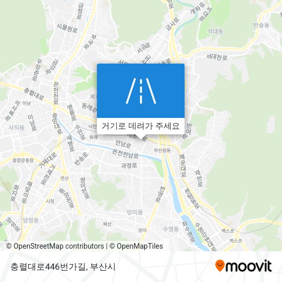 충렬대로446번가길 지도