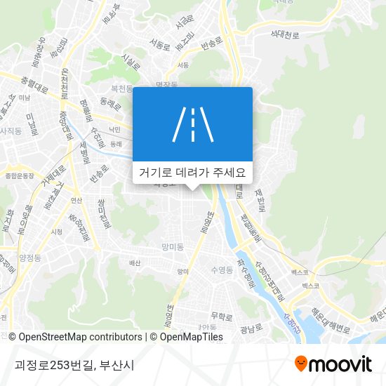 괴정로253번길 지도